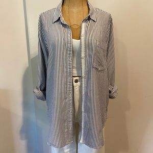 A&F striped button down
